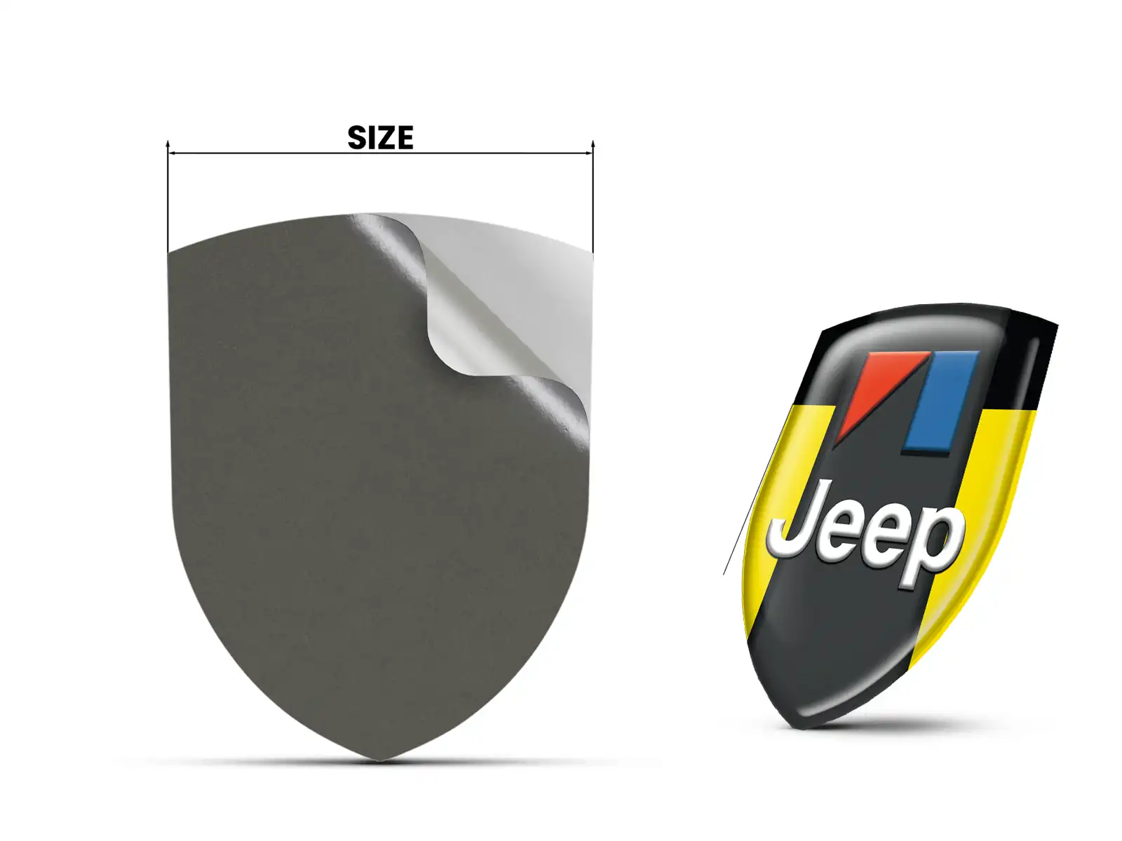 Jeep Car Silicone Emblems Resilient Max Athletic Pro Chic